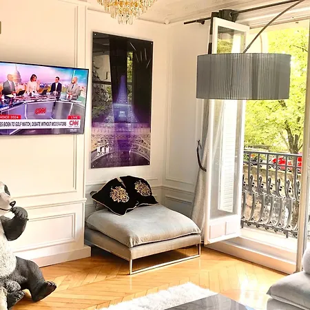 New! Luxury Passy-kennedy In Front Of Eiffel Tower Apartment